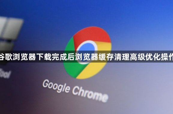 谷歌浏览器下载完成后浏览器缓存清理高级优化操作1