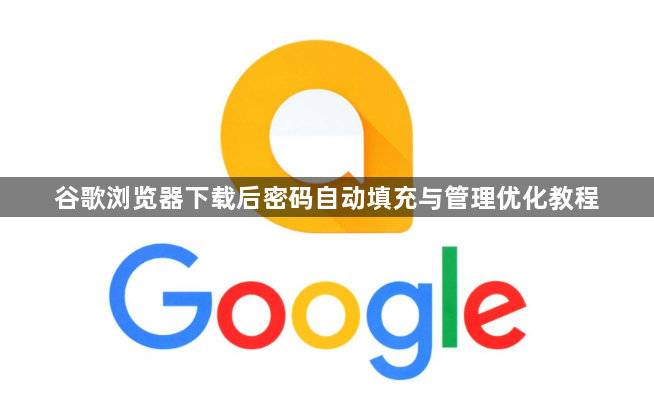 谷歌浏览器下载后密码自动填充与管理优化教程1