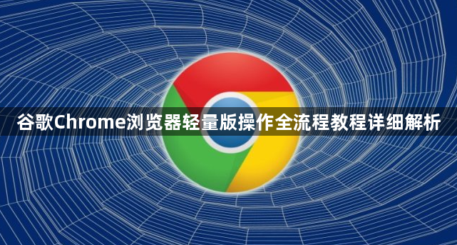 谷歌Chrome浏览器轻量版操作全流程教程详细解析1