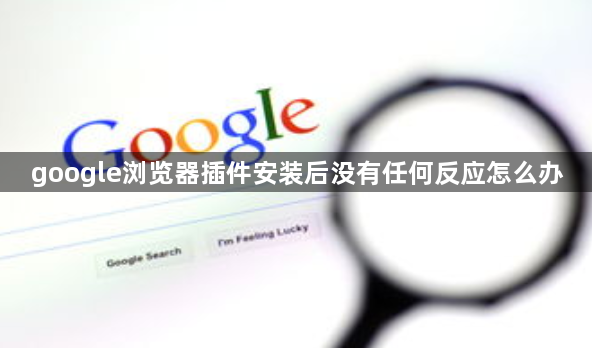google浏览器插件安装后没有任何反应怎么办1