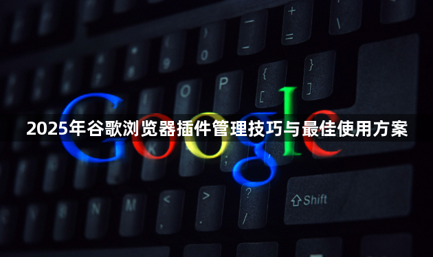 2025年谷歌浏览器插件管理技巧与最佳使用方案1