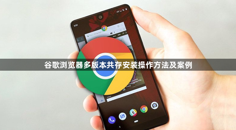 谷歌浏览器多版本共存安装操作方法及案例1