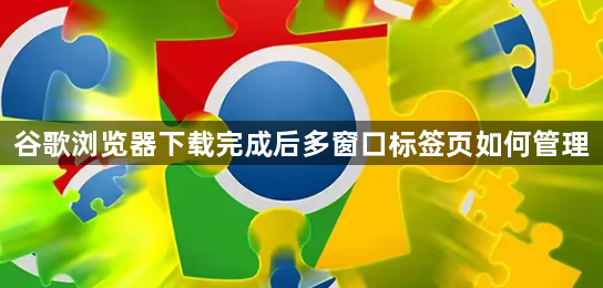 谷歌浏览器下载完成后多窗口标签页如何管理1