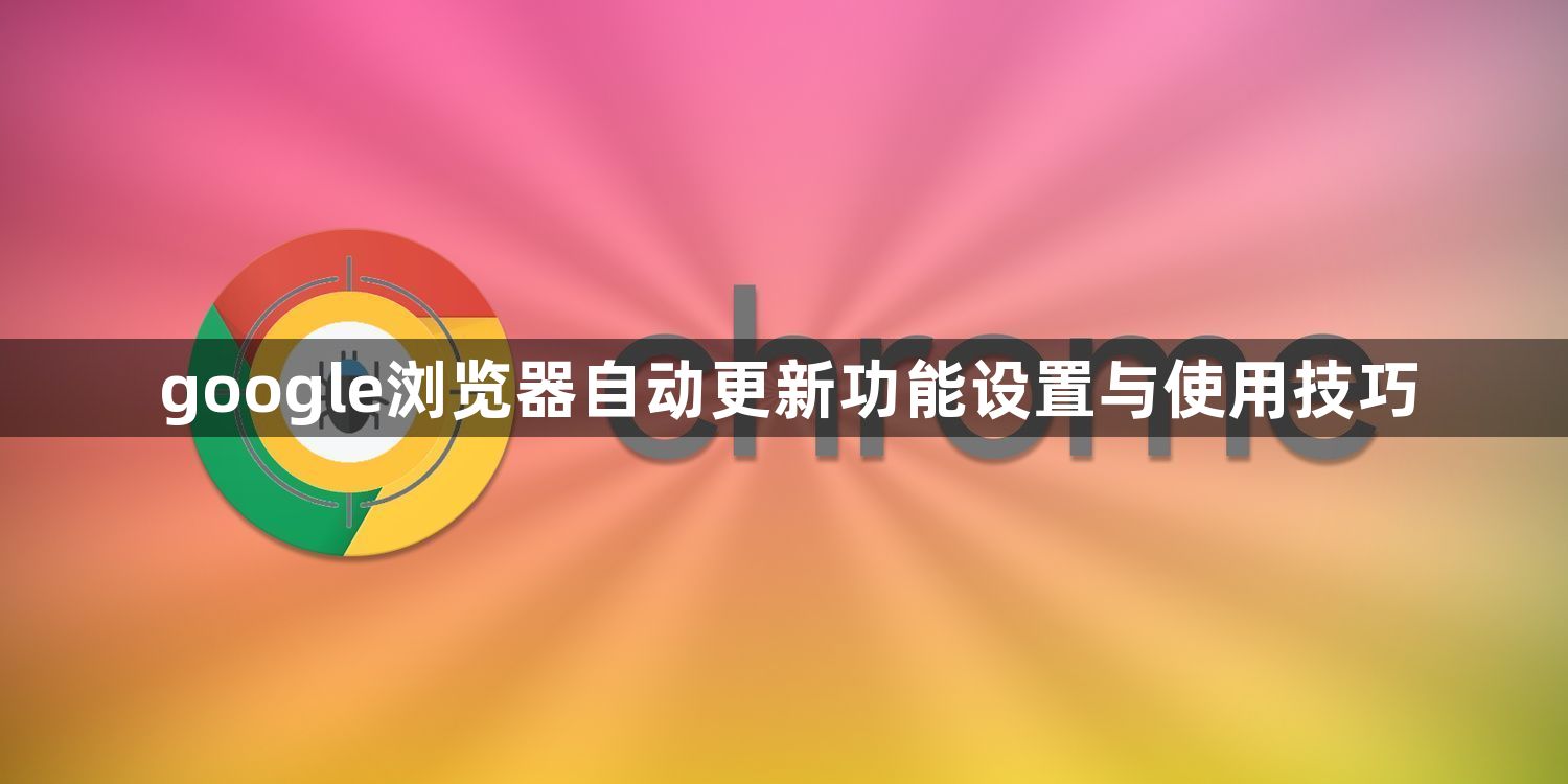 google浏览器自动更新功能设置与使用技巧1
