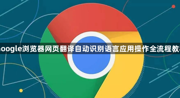 Google浏览器网页翻译自动识别语言应用操作全流程教程1