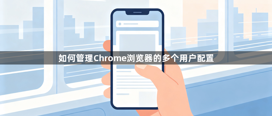 如何管理Chrome浏览器的多个用户配置1