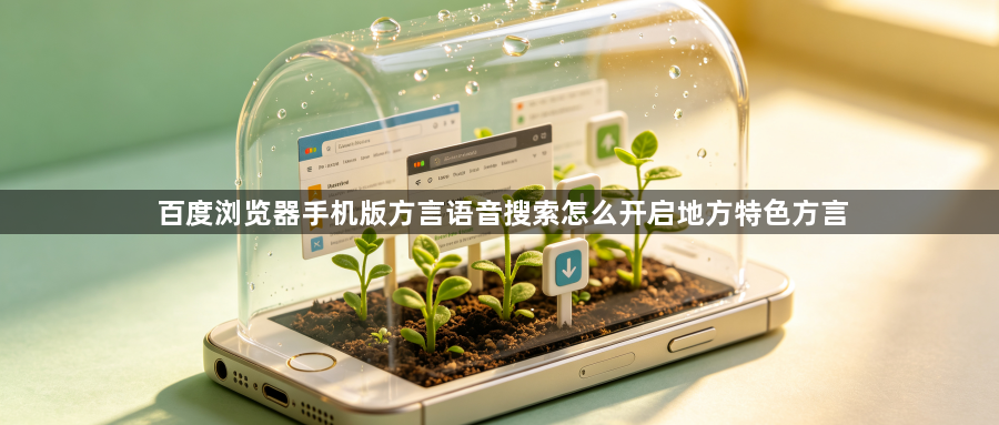 百度浏览器手机版方言语音搜索怎么开启地方特色方言1