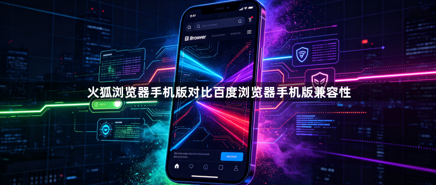 火狐浏览器手机版对比百度浏览器手机版兼容性1