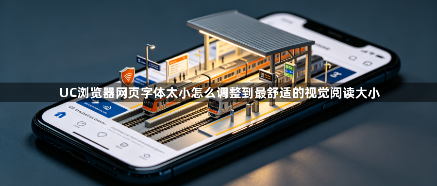 UC浏览器网页字体太小怎么调整到最舒适的视觉阅读大小1