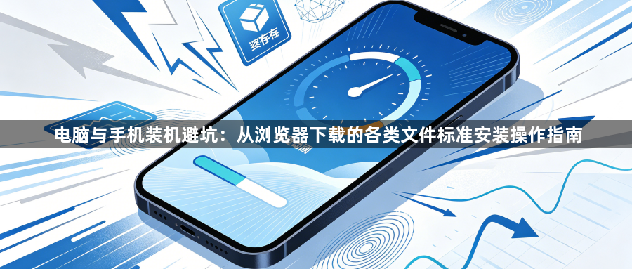 电脑与手机装机避坑：从浏览器下载的各类文件标准安装操作指南1