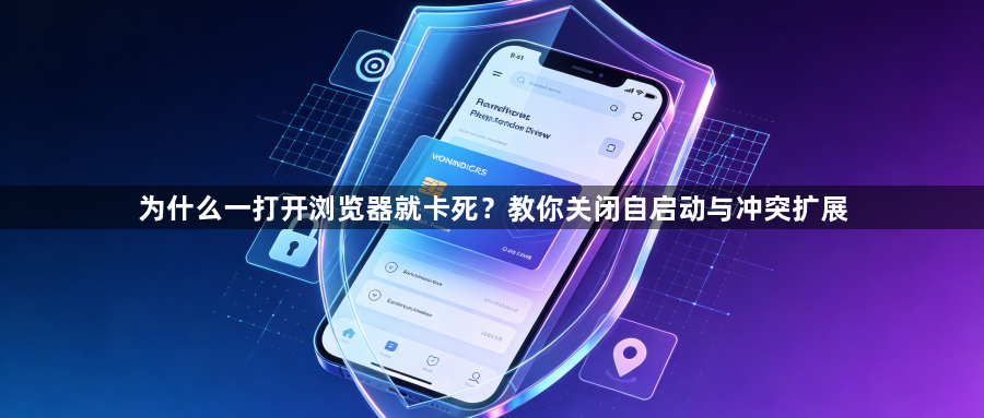 为什么一打开浏览器就卡死？教你关闭自启动与冲突扩展1