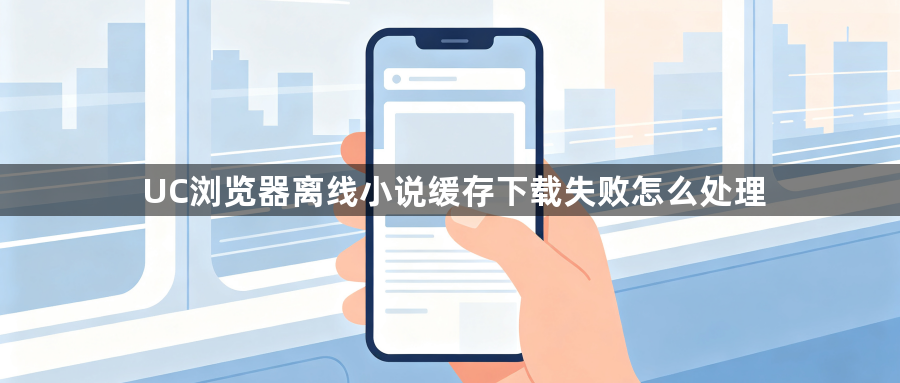 UC浏览器离线小说缓存下载失败怎么处理1