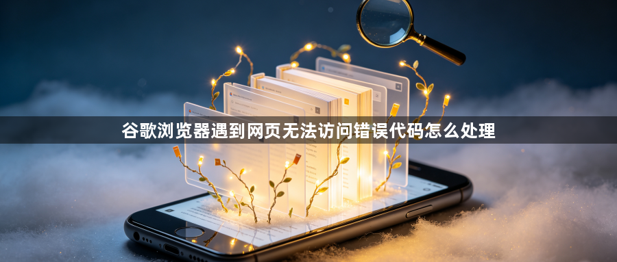 谷歌浏览器遇到网页无法访问错误代码怎么处理1