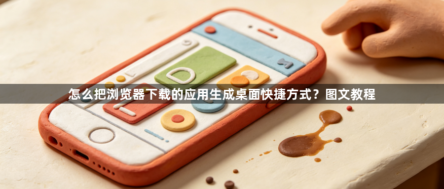 怎么把浏览器下载的应用生成桌面快捷方式？图文教程1