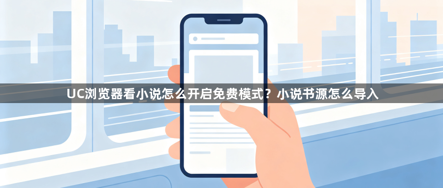 UC浏览器看小说怎么开启免费模式？小说书源怎么导入1