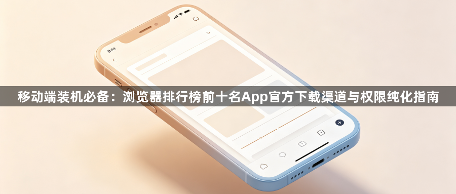 移动端装机必备：浏览器排行榜前十名App官方下载渠道与权限纯化指南1