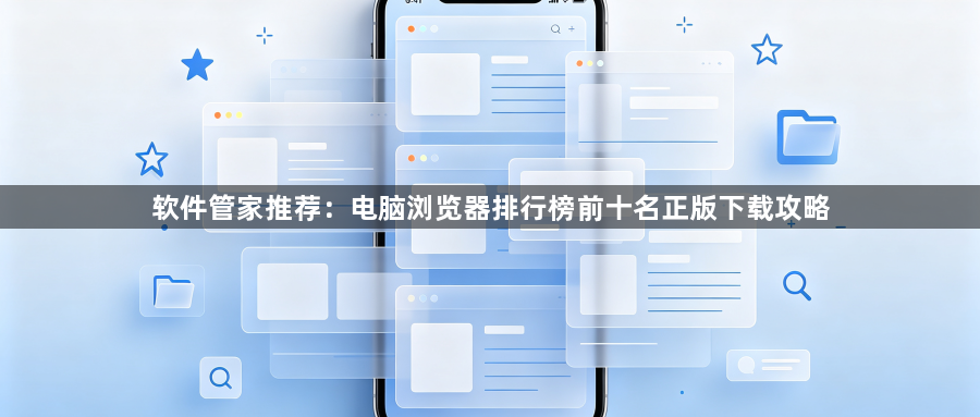 软件管家推荐：电脑浏览器排行榜前十名正版下载攻略1
