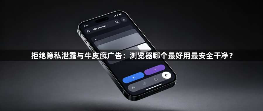 拒绝隐私泄露与牛皮癣广告：浏览器哪个最好用最安全干净？1