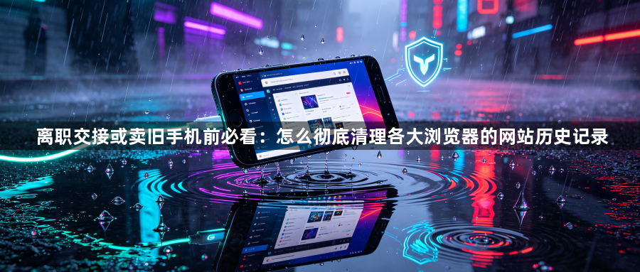 离职交接或卖旧手机前必看：怎么彻底清理各大浏览器的网站历史记录1