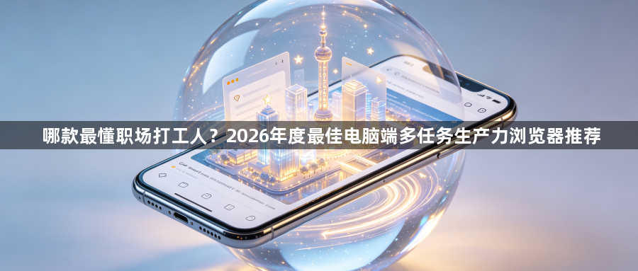 哪款最懂职场打工人？2026年度最佳电脑端多任务生产力浏览器推荐1