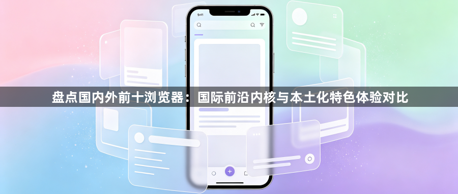盘点国内外前十浏览器：国际前沿内核与本土化特色体验对比1