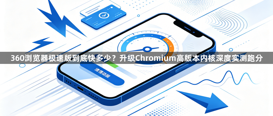 360浏览器极速版到底快多少？升级Chromium高版本内核深度实测跑分1