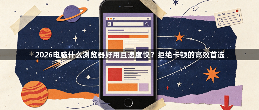 2026电脑什么浏览器好用且速度快？拒绝卡顿的高效首选1