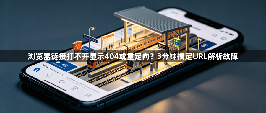 浏览器链接打不开显示404或重定向？3分钟搞定URL解析故障1
