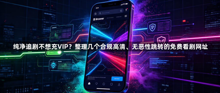 纯净追剧不想充VIP？整理几个合规高清、无恶性跳转的免费看剧网址1